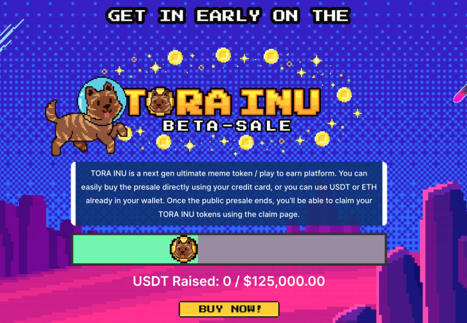 Each year wants its Meme Token: Tora Inu, ahead of the competition for 2023