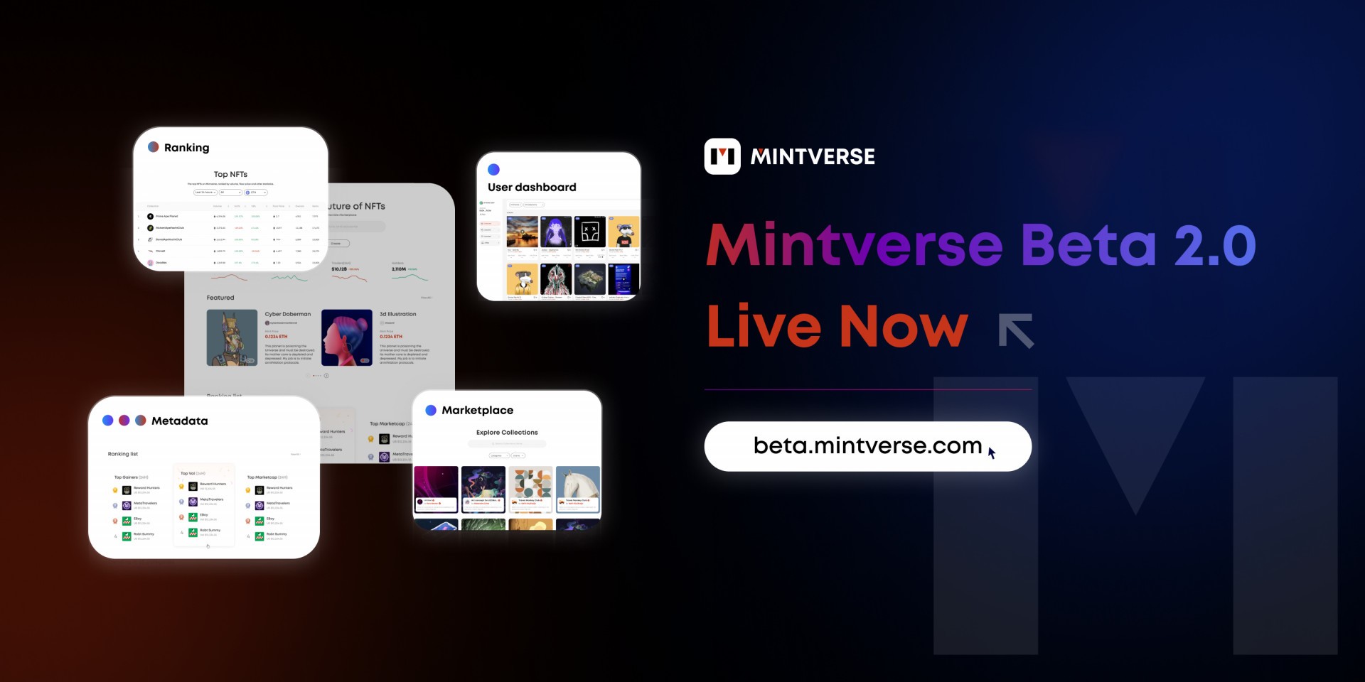 Leading NFT Aggregator  Mintverse Launches New Enhanced Metadata “Community Driven” Version