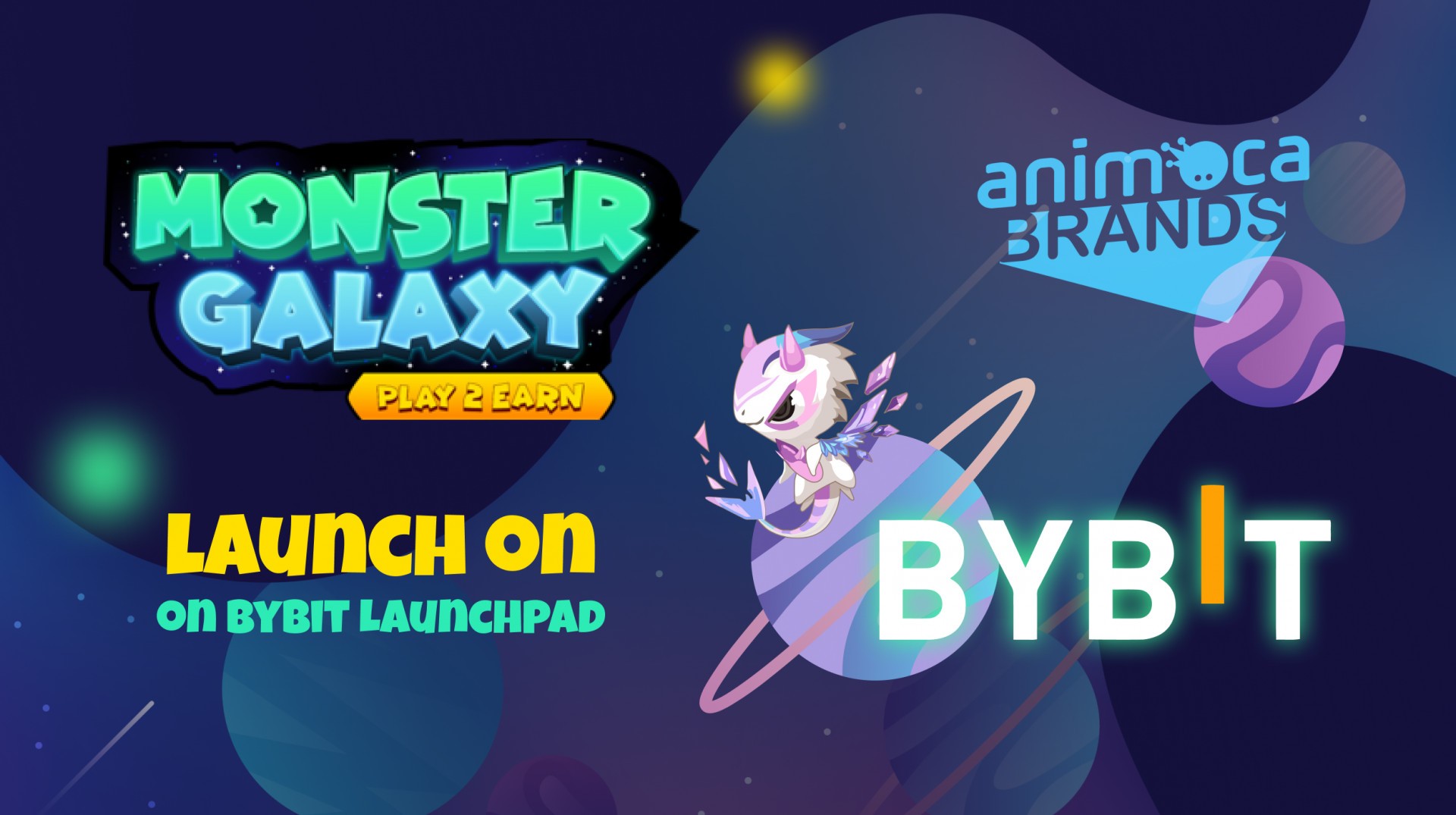Animoca Brands-backed Monster Galaxy P2E to launch on Bybit Launchpad