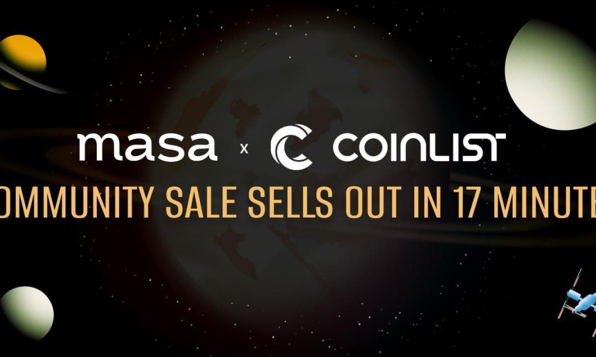 Masa Network Completes Its CoinList Community Sale in Just 17 Minutes