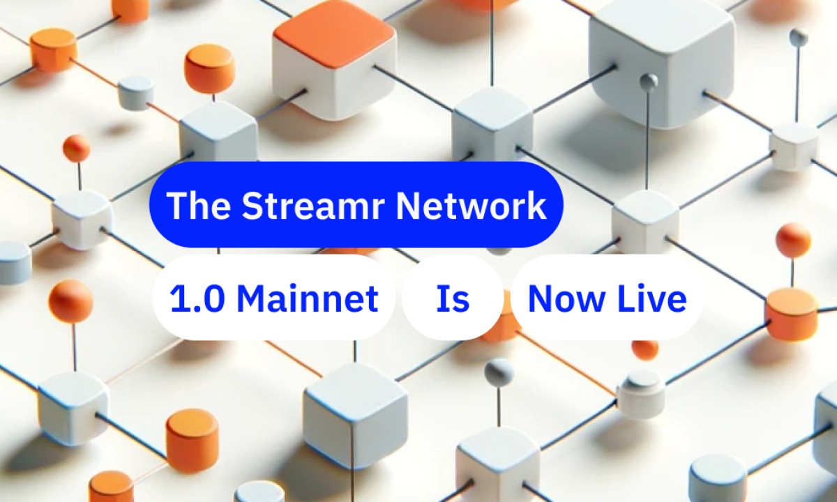 Streamr Network 1.0 Mainnet Launches, Fulfilling the 2017 Roadmap's Vision of Decentralized Data Broadcasting