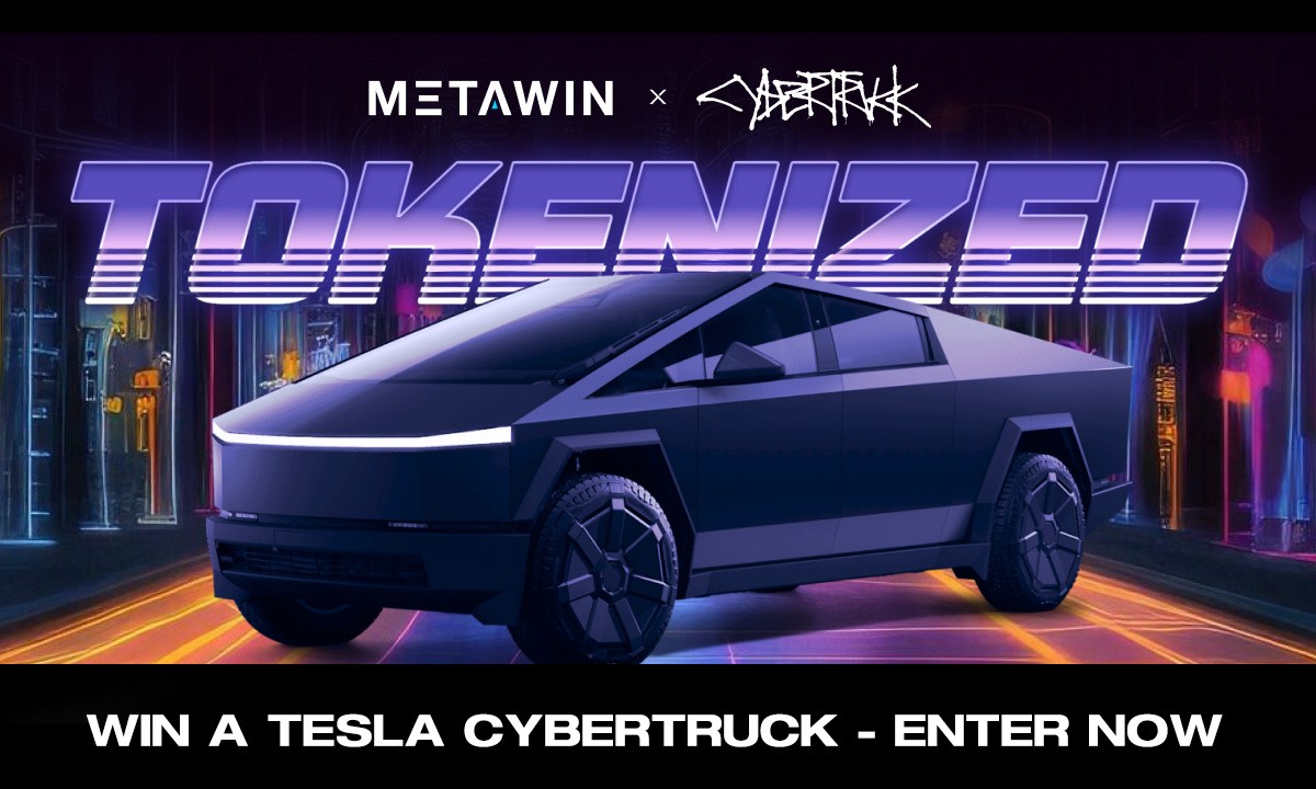 MetaWin Announces Innovative TOKENIZED Tesla Cybertruck Contest on Ethereum's Base Layer 2 Blockchain