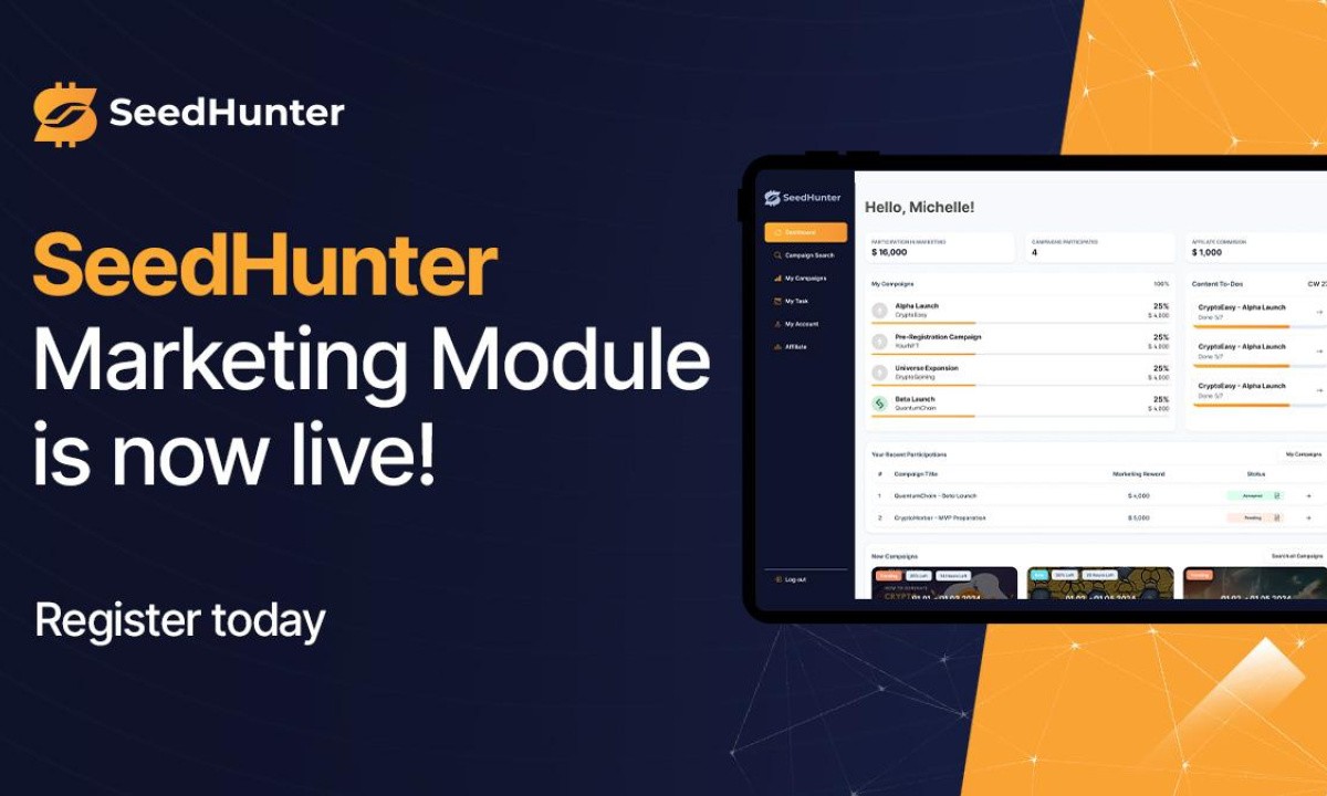 SeedHunter Marketing Module is live