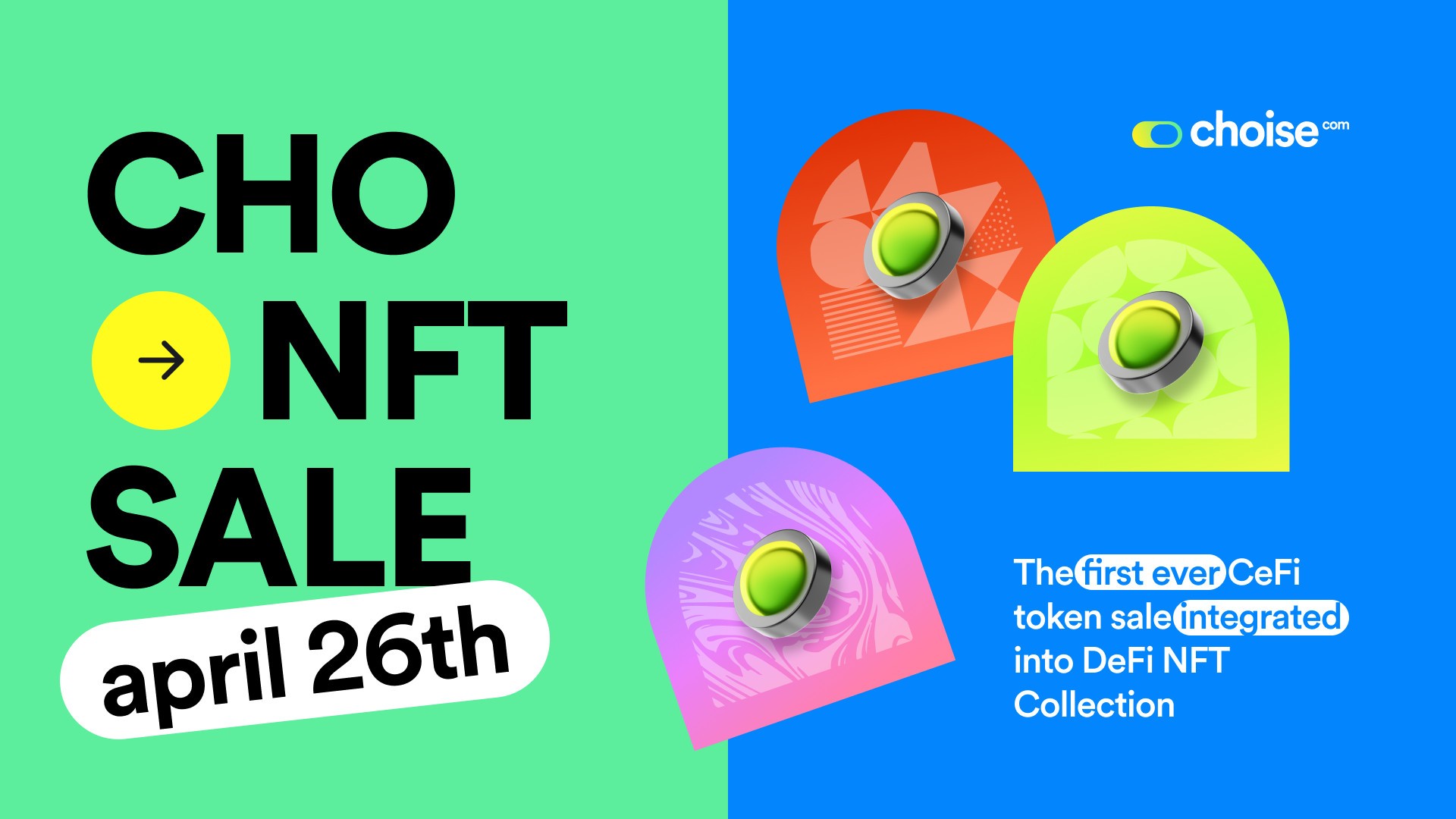 Сhoise.com announces the launch of CHO NFT Sale and introduces CHO MetaFi Collection