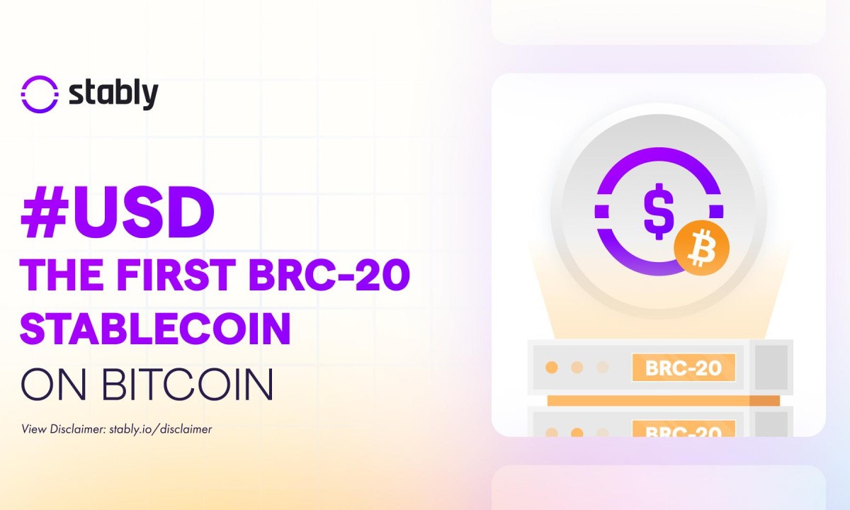 Stably Launches #USD as the First BRC20 Stablecoin on the Bitcoin Network Stably Launches #USD as the First BRC20 Stablecoin on the Bitcoin Network