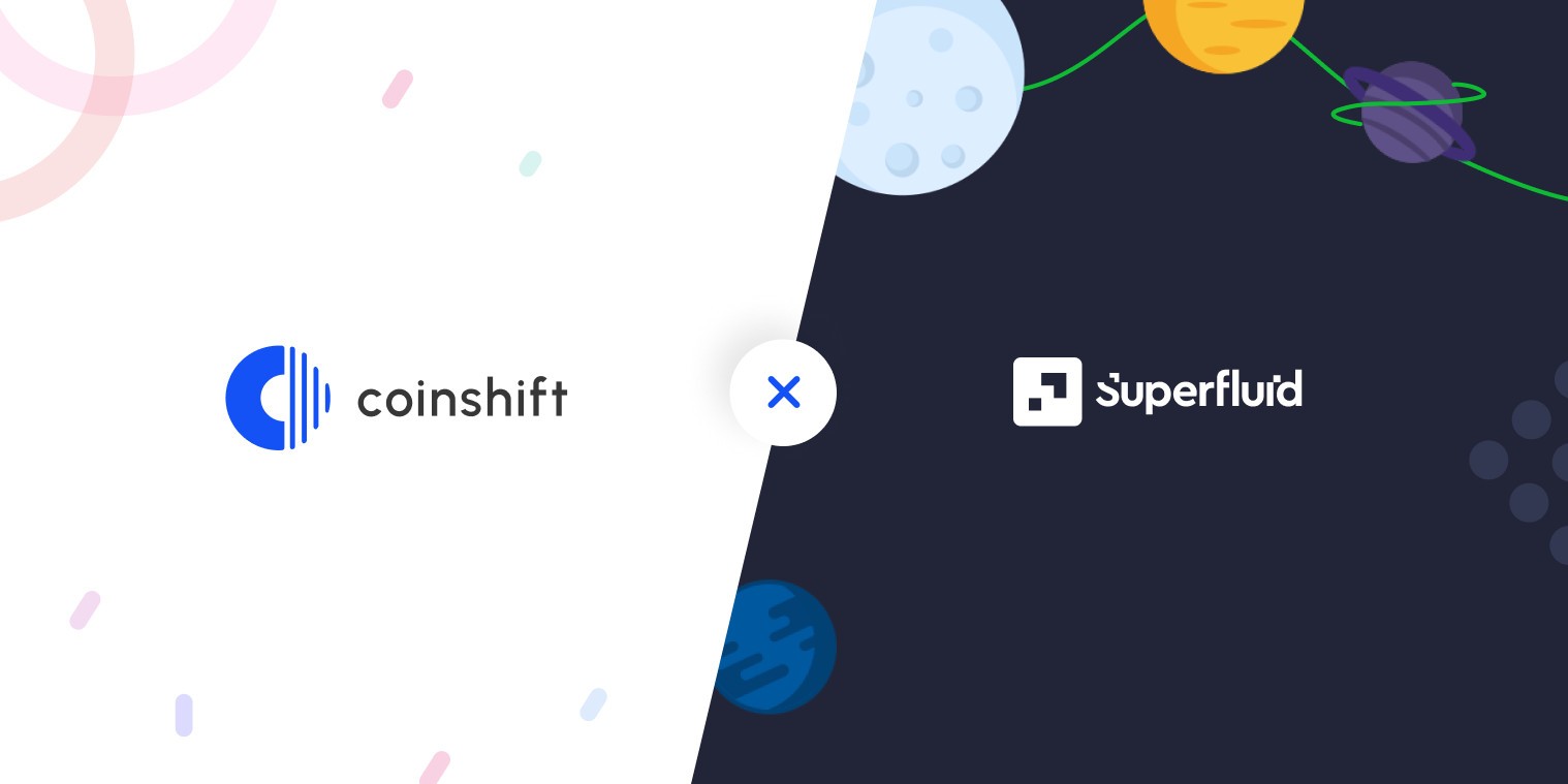 Coinshift partners with Superfluid for their V2 Beta Launch