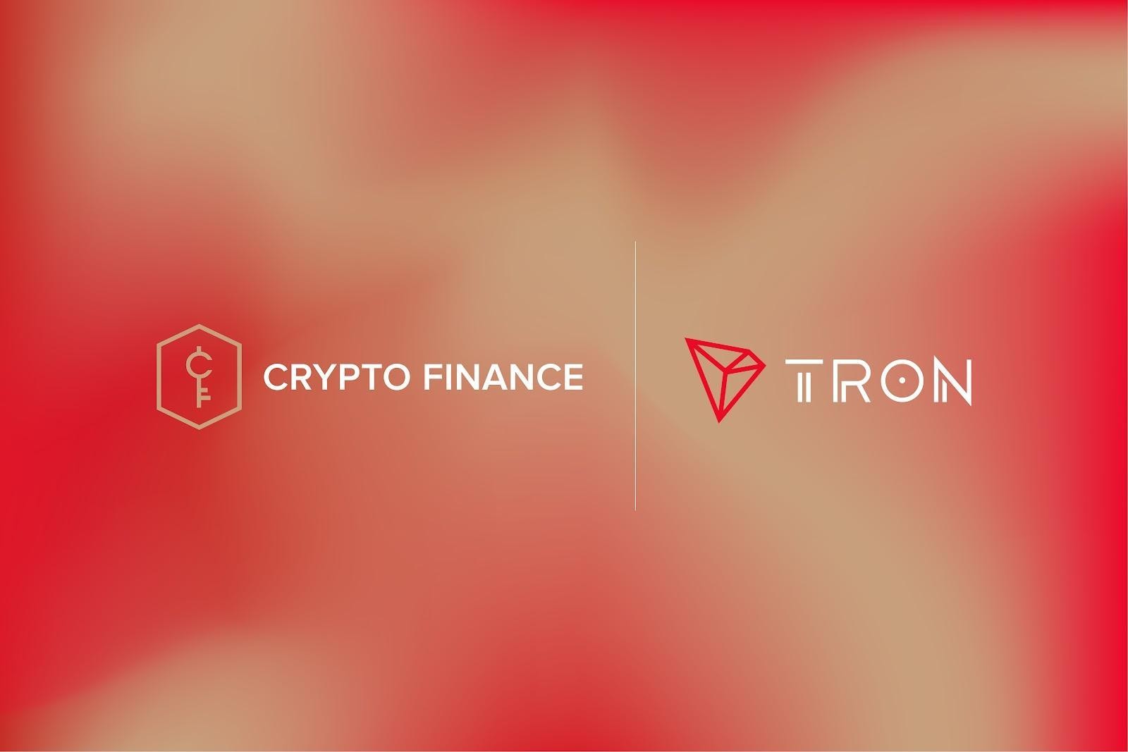 Crypto Finance to support Tron Blockchain and its native Token