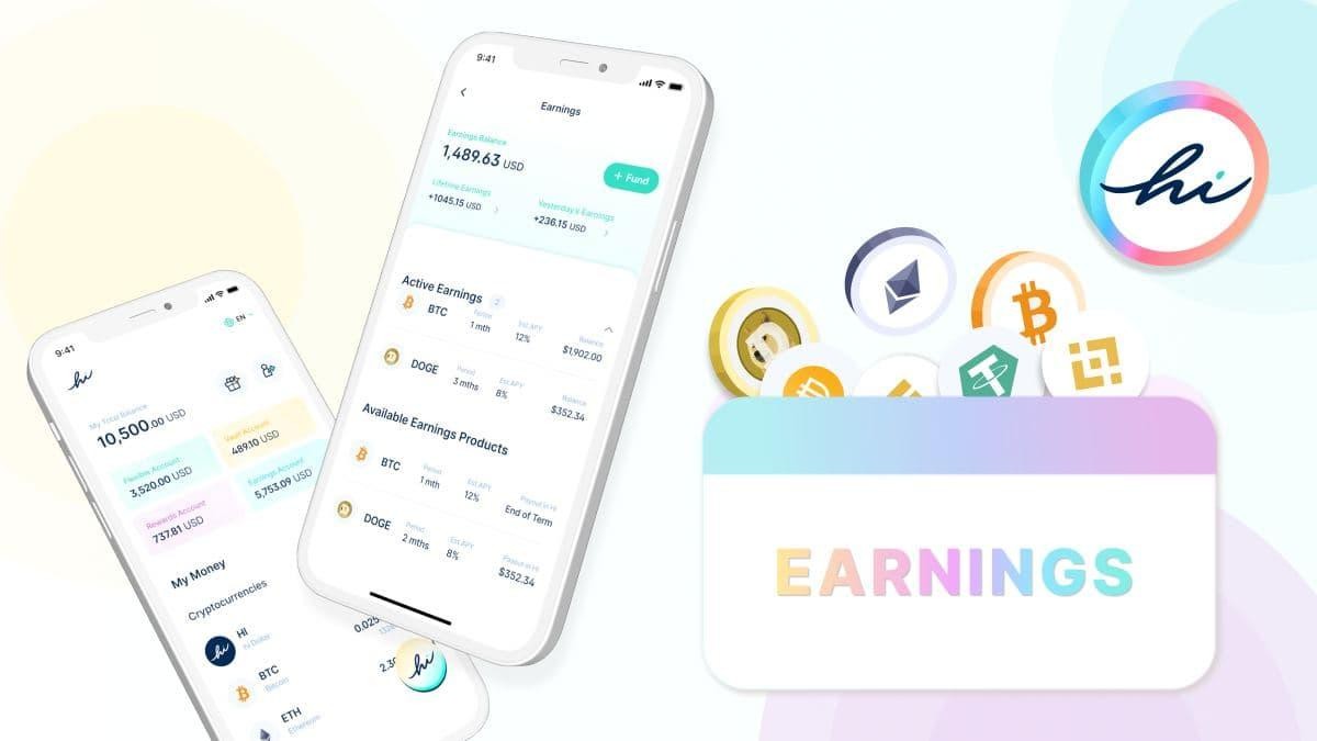 hi Introduces Earnings on Crypto Assets  Up to 40% APY on Offer