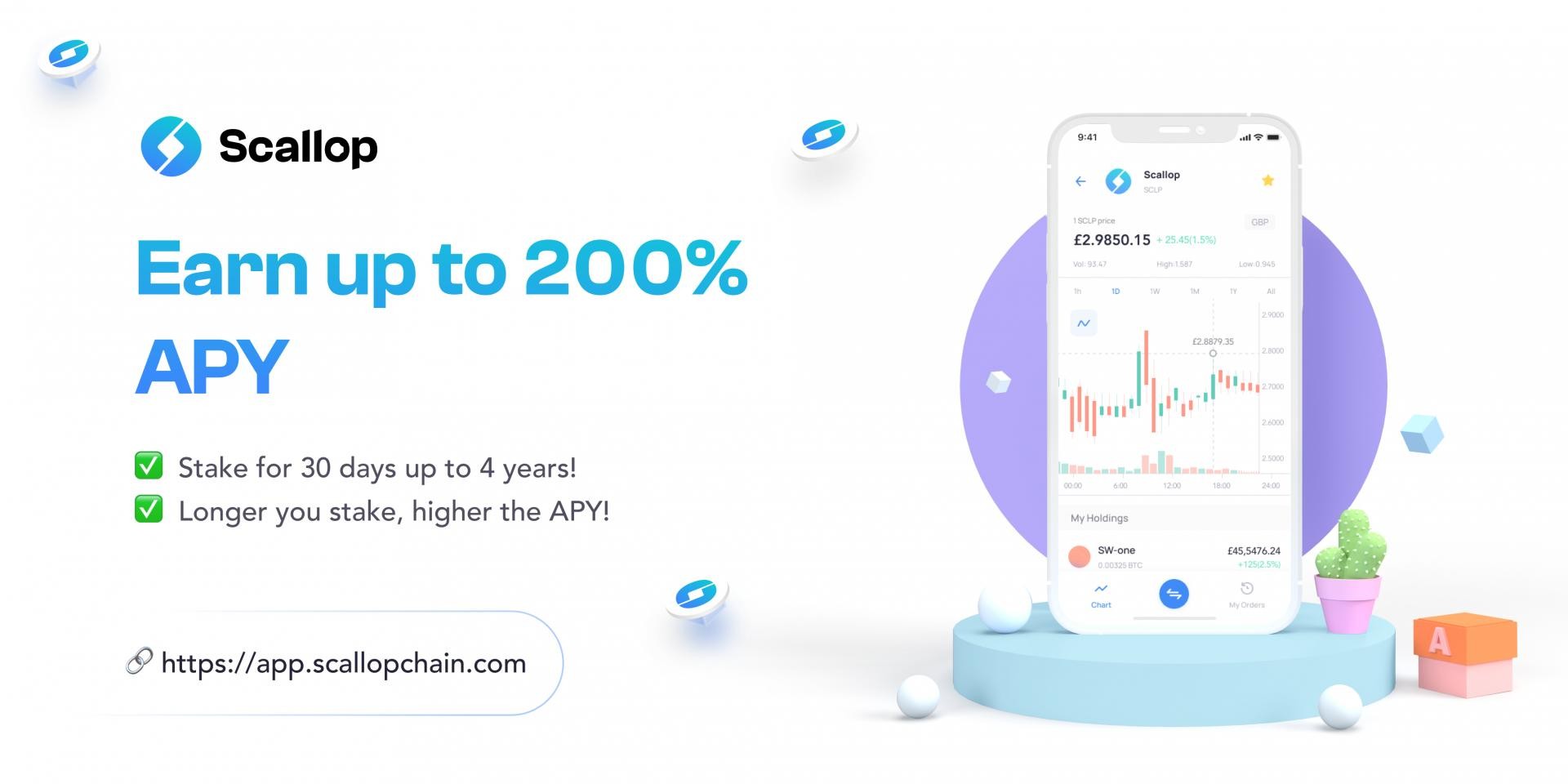 Scallop Announces Its Flexible Staking Platform, SCLP Listed On Kucoin, PancakeSwap and Gate.io