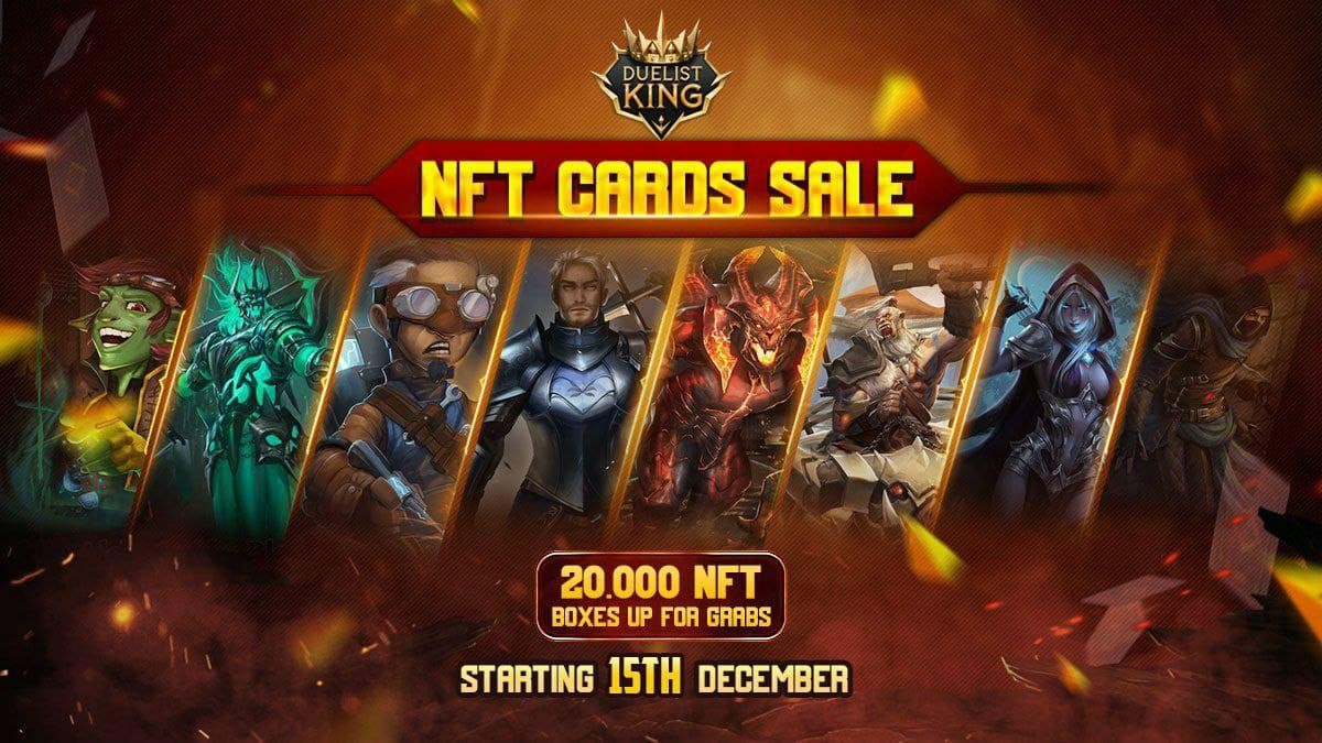 Duelist King To Launch Second NFT Cards Sale For It’s Win2Earn Game