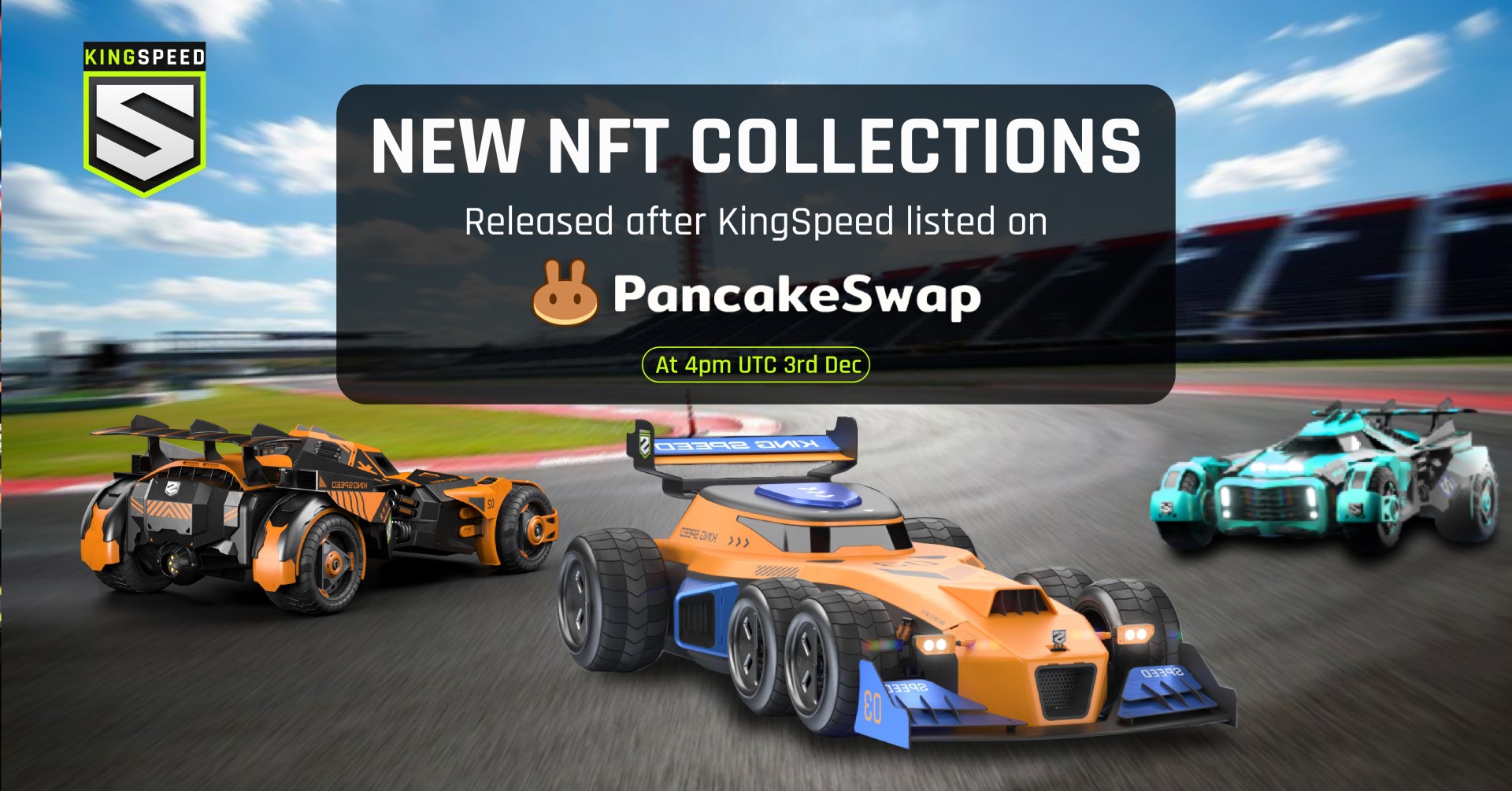 KINGSPEED PLANS THE RELEASE OF LIMITED NFT COLLECTION AFTER LISTING ON PANCAKESWAP