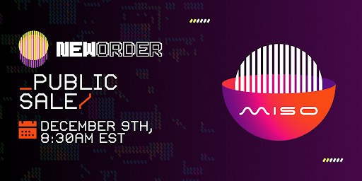 New Order Announces $NEWO Token Sale Through Dutch Auction On MISO
